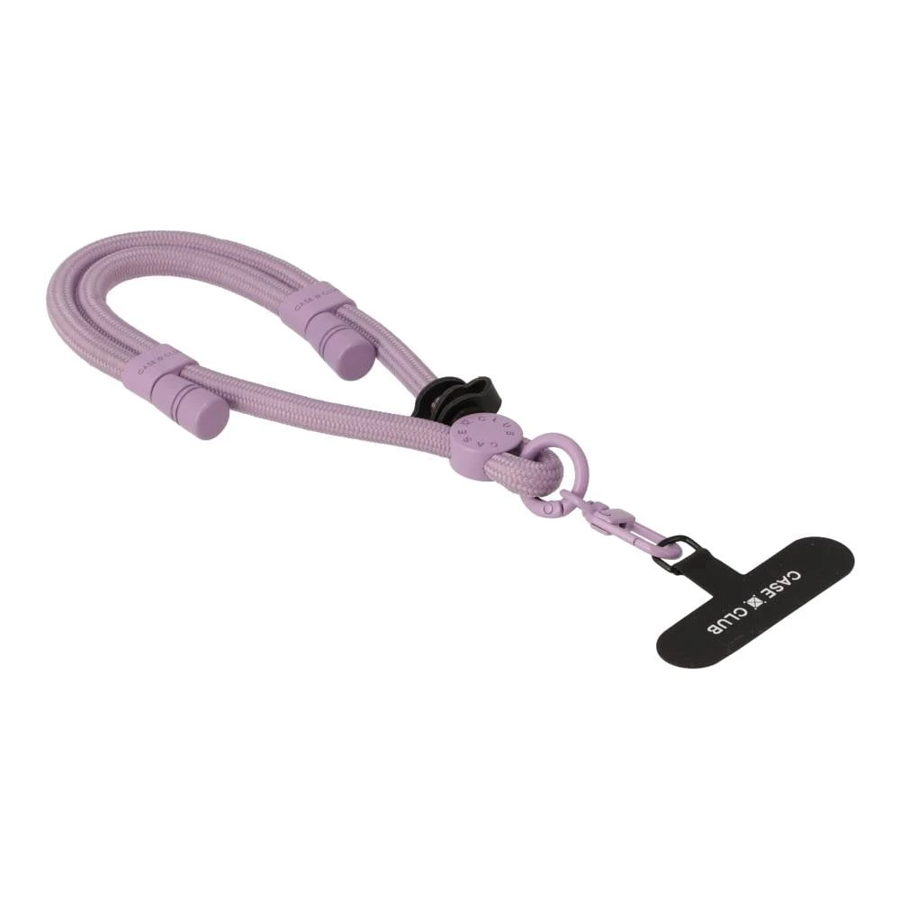 lilac rope wrist strap
